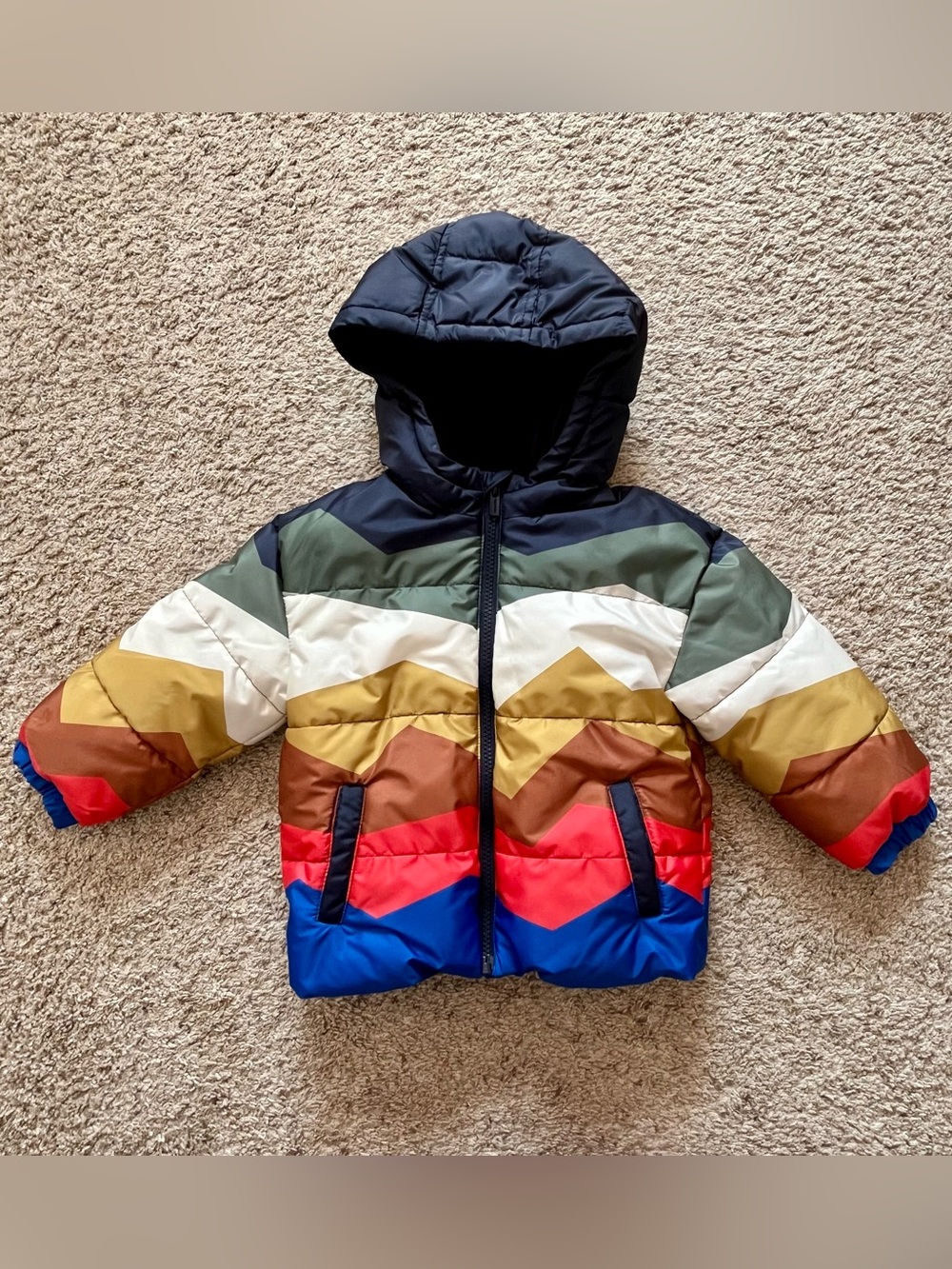 Old Navy Printed Puffer Toddler Jacket